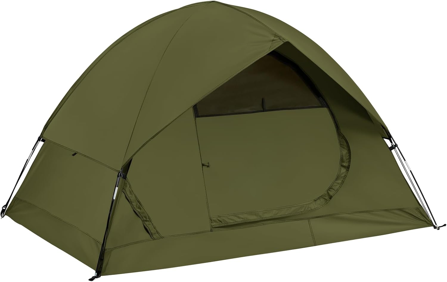 2-4 Person 4-Season Tent, Waterproof, with Rainfly, for Hiking, Backpacking, Festivals