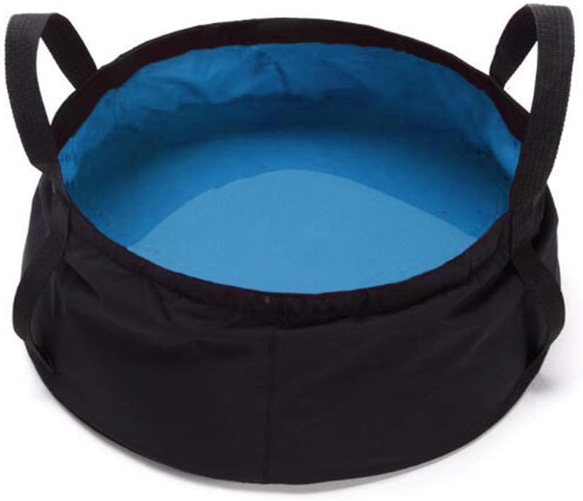 10L Collapsible Bucket Compact Portable Folding Water Container Wash Basin Lightweight & Durable for Outdoor Traveling Hiking Fishing Gardening Camping