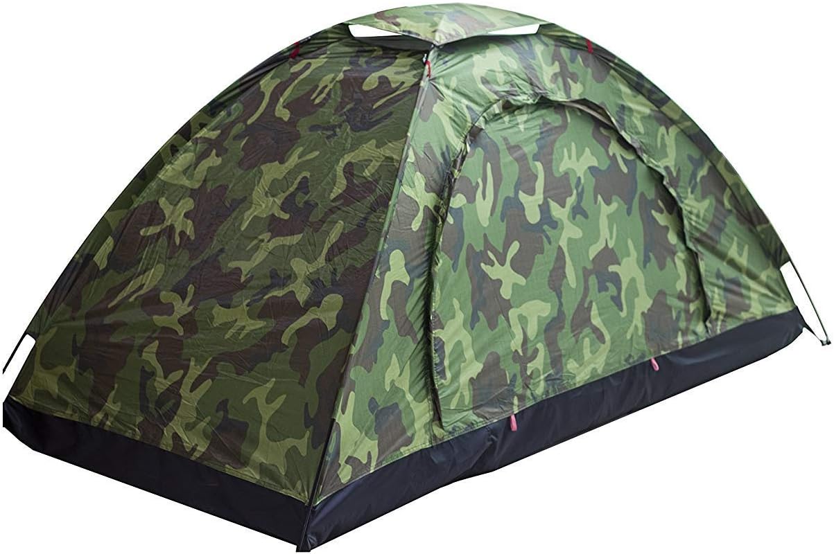 Camouflage Backpacking Tent, for Camping, Hiking