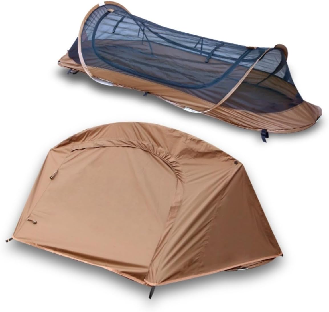 Ultralight Bivy Tent, 1 Person Pop-Up, Waterproof, Mosquito Proof, for Camping, Hiking