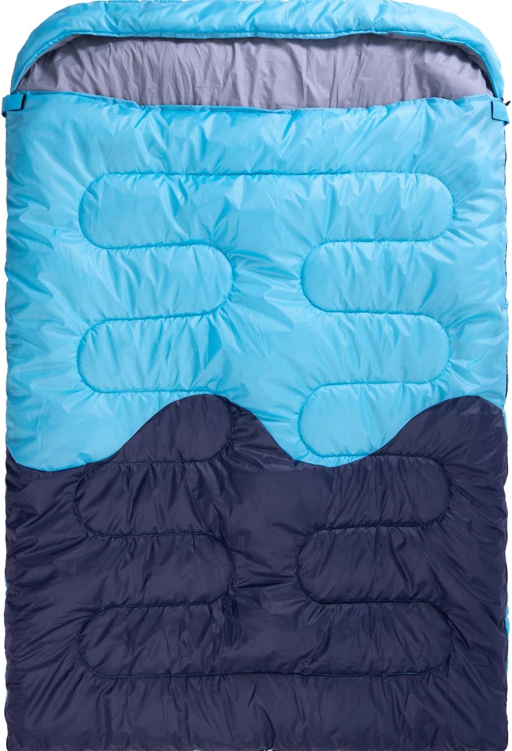 Portable Double Sleeping Bag with Compression Sack