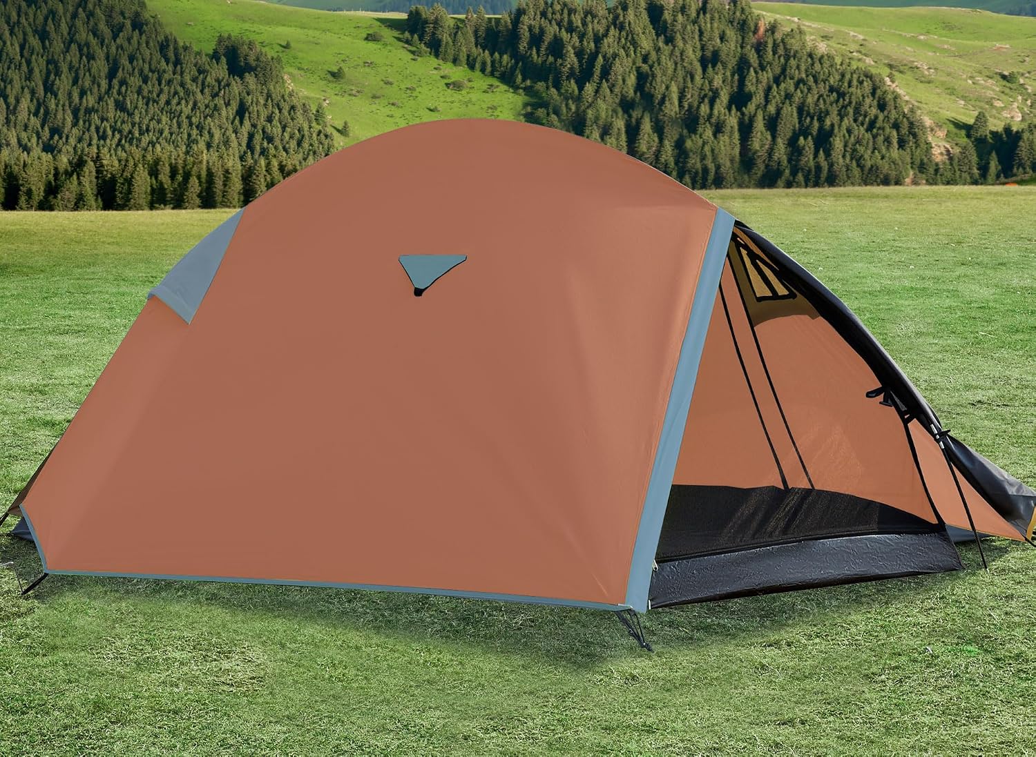 Backpacking Tent, Easy Setup, Waterproof, Lightweight, for 1-2 Persons, Hiking