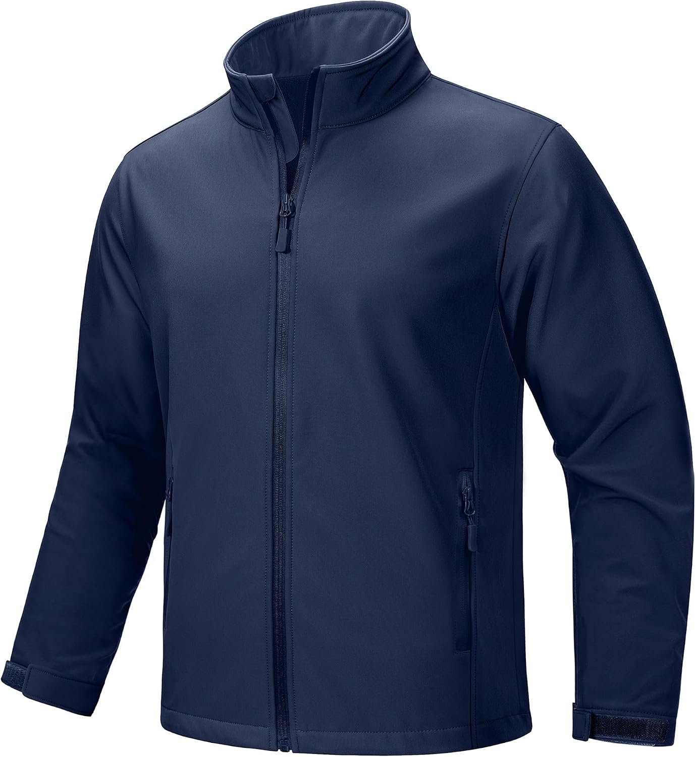 Men's Lightweight Softshell Jacket, Warm Fleece Lined, Waterproof Rain Jacket, Windproof Outdoor