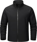 Men's Lightweight Softshell Jacket, Waterproof, Fleece Lined