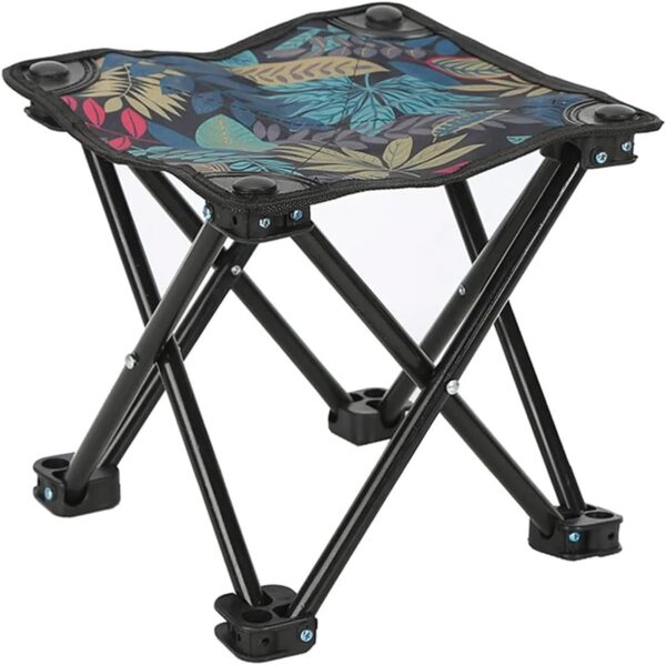Blue Portable Lightweight Folding Camping Stool