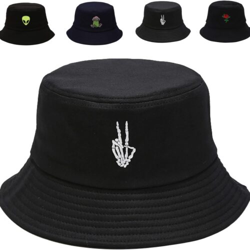 Cotton Bucket Hat Unisex Summer Travel Fisherman