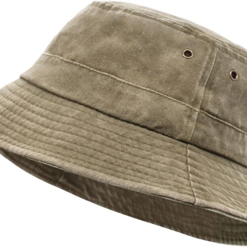 Retro Cotton Foldable Bucket Hat Unisex