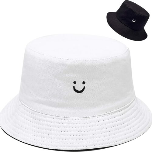 Unisex Reversible Bucket Hat Aesthetic Fishing