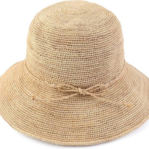 Women Straw Bucket Hat Summer Beach Fashion